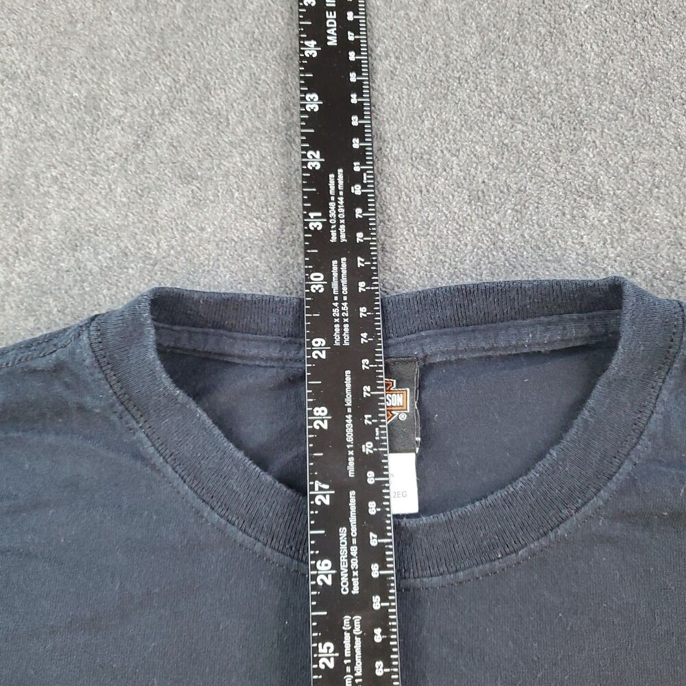 Harley Davidson Florida Relief TShirt Mens 2XL Black The Ride is Never Taken Alo - Picture 13 of 16